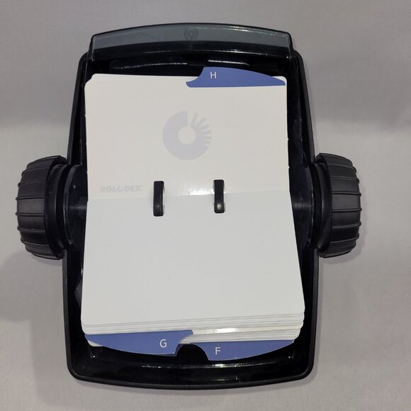 Rolodex Vintage Plastic Address Book Business Card Phone Number Organizer - Picture 3 of 3